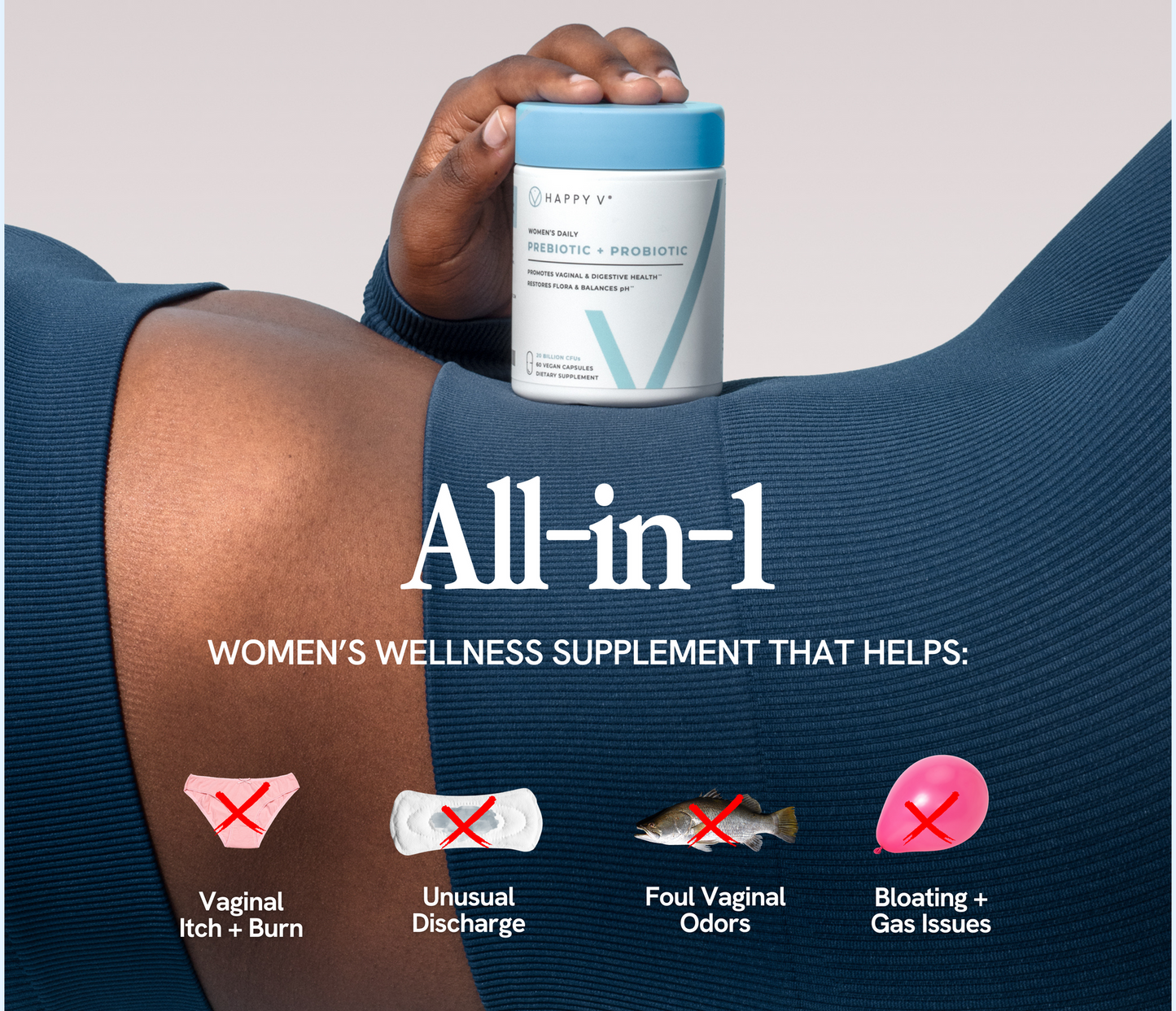 HAPPY V Prebiotic + Probiotic