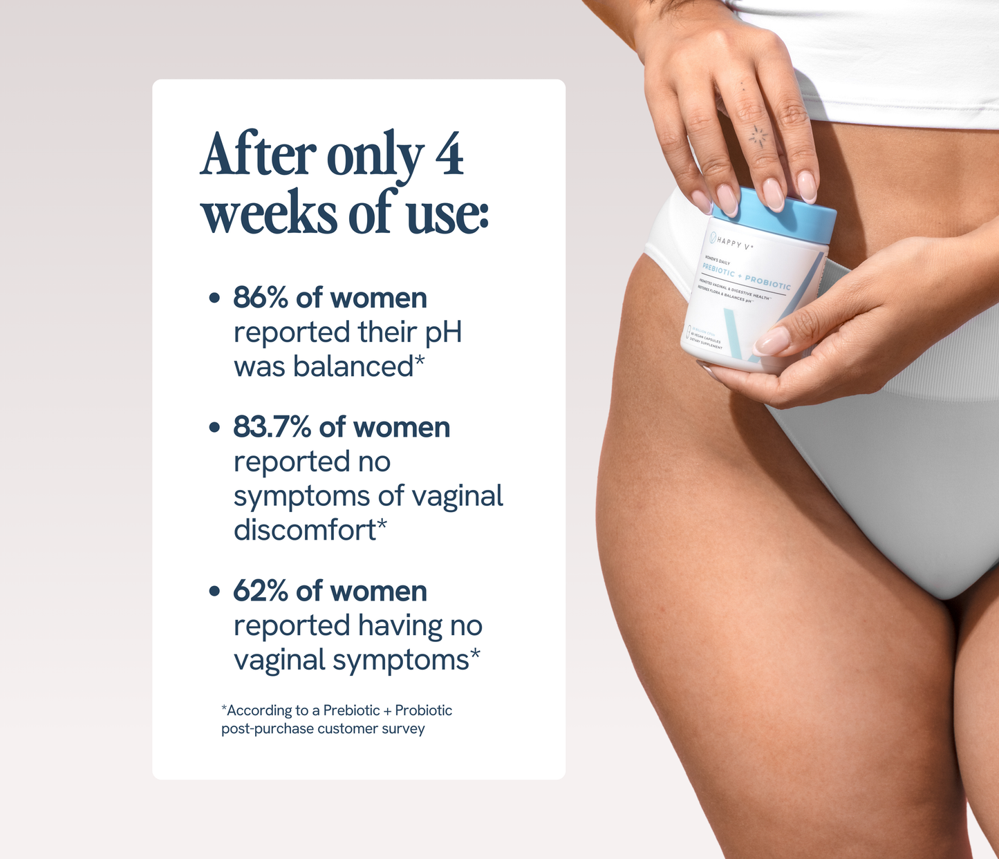 HAPPY V Prebiotic + Probiotic